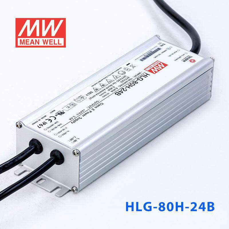 Mean Well HLG-80H-24B Power Supply 80W 24V - Dimmable 3.4A