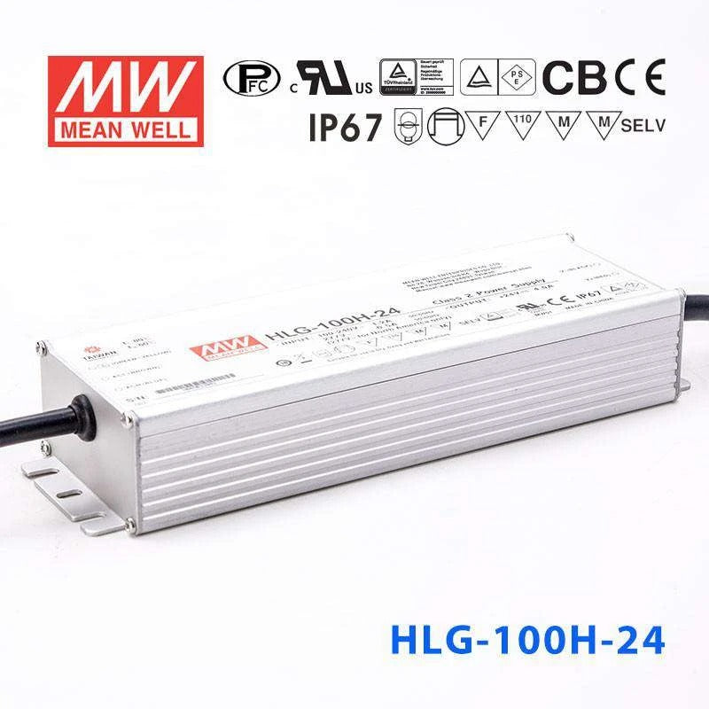 Mean Well HLG-100H-24 Power Supply 100W 24V 4A