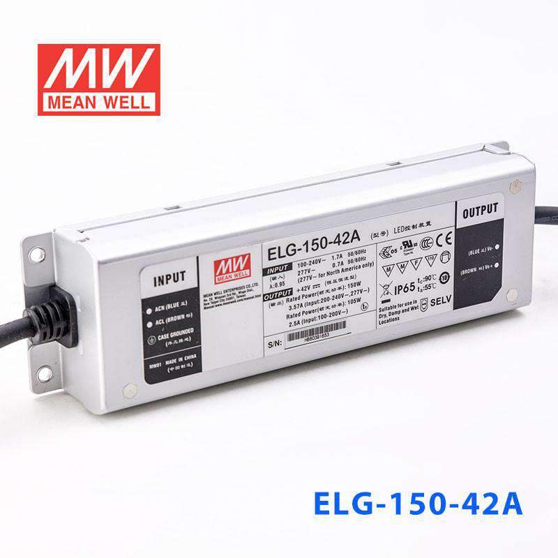 Mean Well ELG-150-42A Power Supply 150W 42V - Adjustable 3.57A