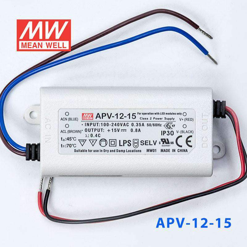 Mean Well APV-12-15 Power Supply 12W 15V 800mA - PHOTO 2