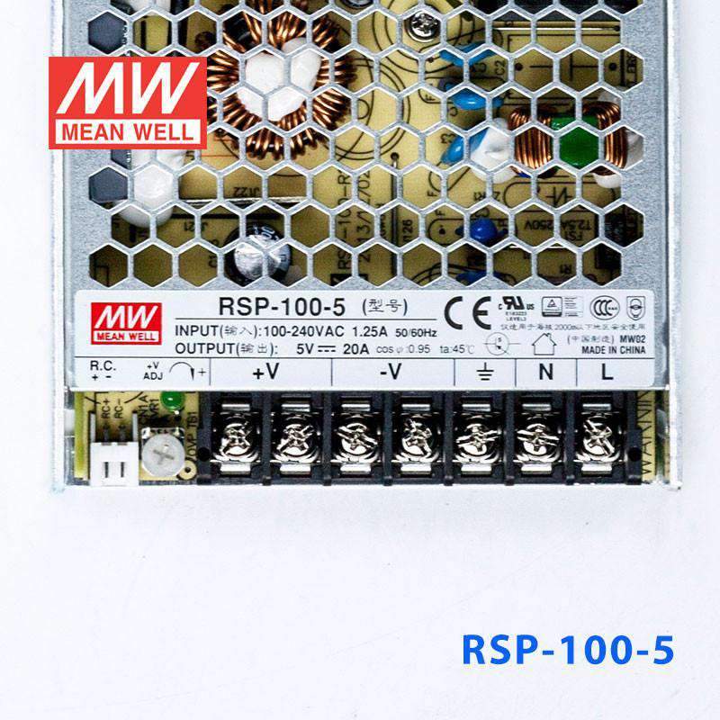 Mean Well RSP-100-5 Power Supply 100W 5V 20A - PHOTO 2