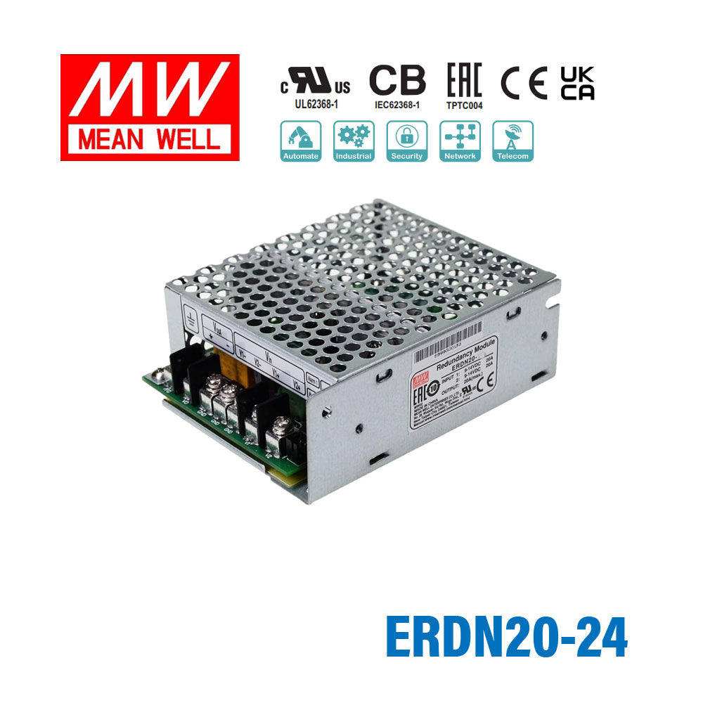 Mean Well ERDN20-24 Redundancy Module Power Supply 20A