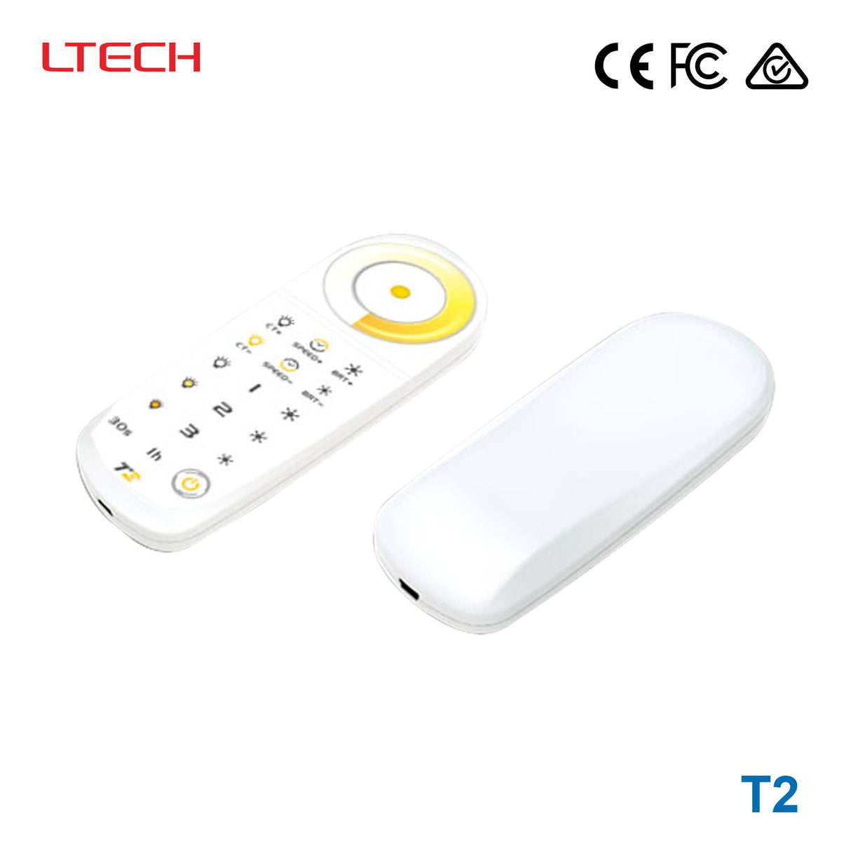 Ltech T2 Wireless RF Single-zone Remote - Colour Temperature