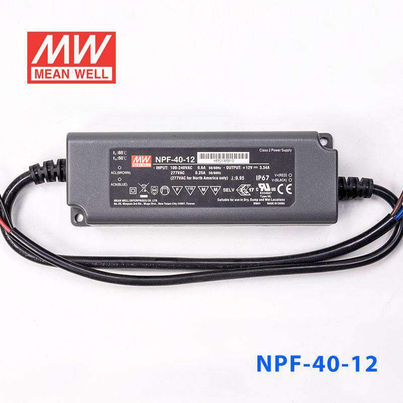 Mean Well NPF-40-12 Power Supply 40W 12V 3.34A - PHOTO 2