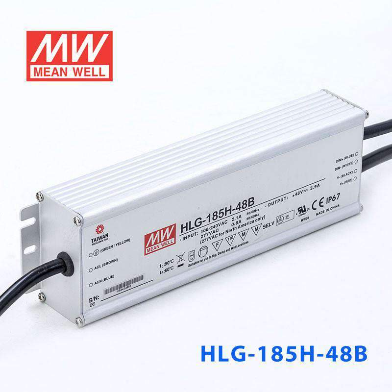 Mean Well HLG-185H-48B Power Supply 185W 48V- Dimmable 3.9A