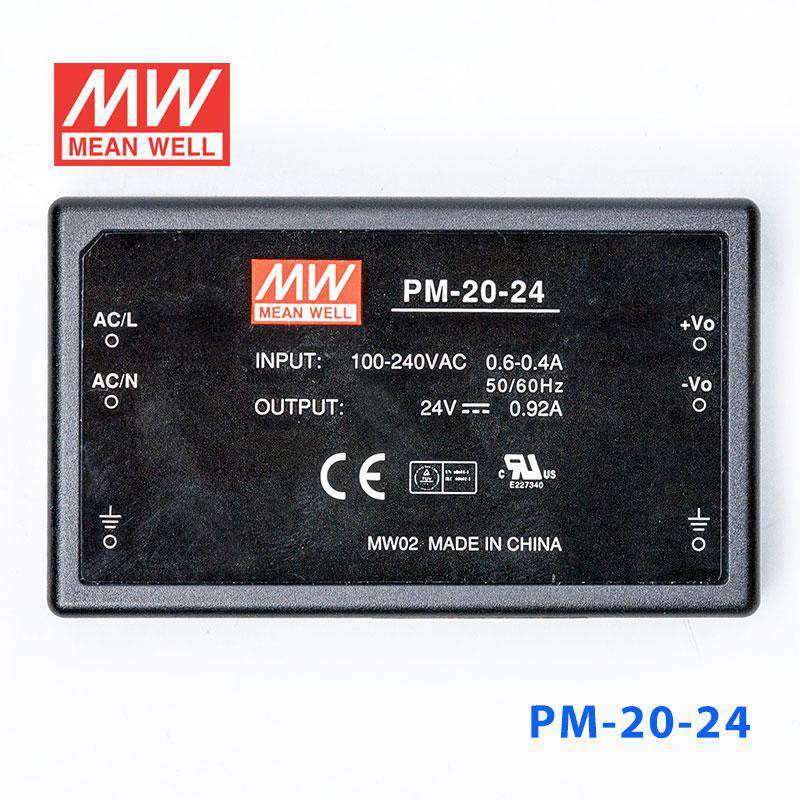 Mean Well PM-20-24 Power Supply 20W 24V 920mA - PHOTO 2