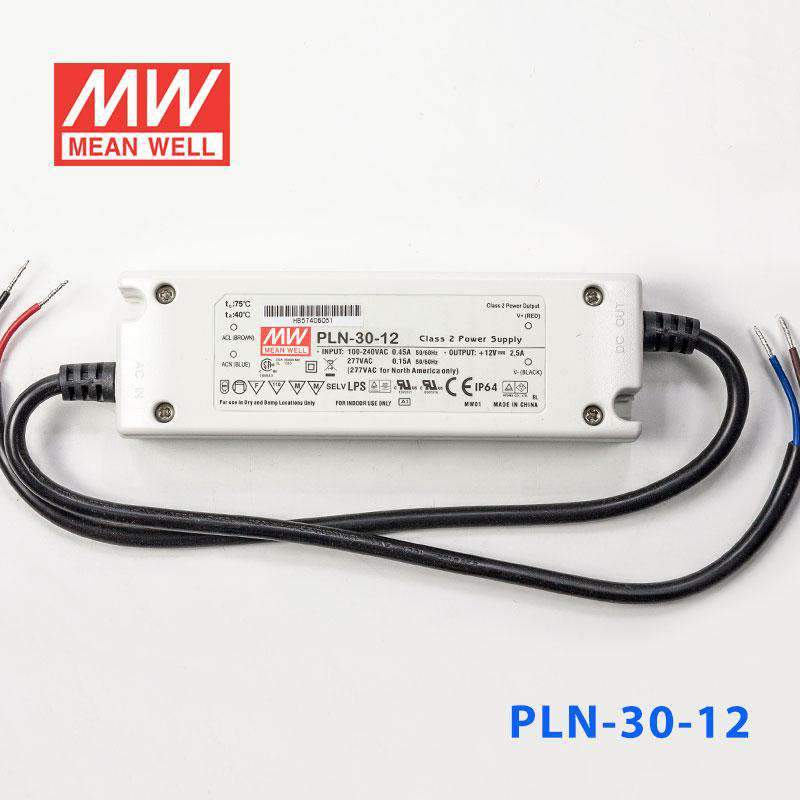 Mean Well PLN-30-12 Power Supply 30W 12V - IP64 2.5A - PHOTO 2