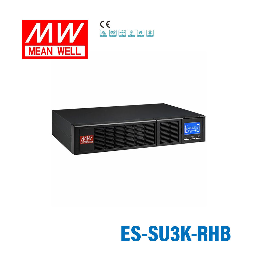 Mean Well ES-SU3K-RHB Uninterruptible Online UPS with Buit-in Battery 8A