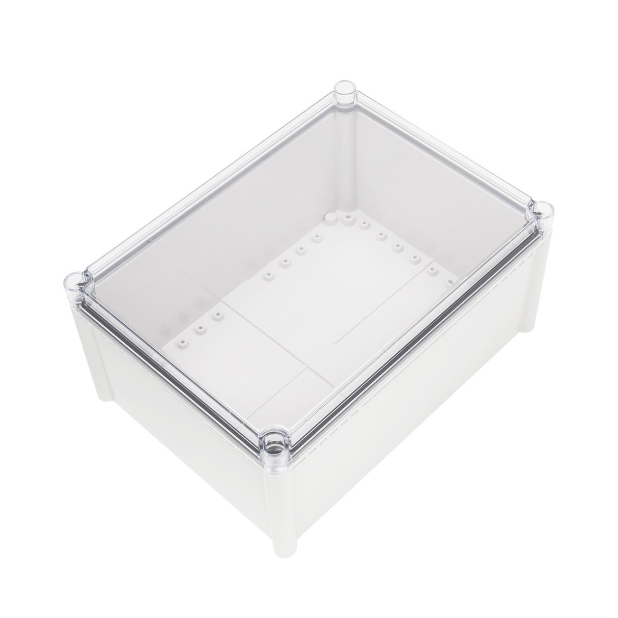 Boxco S-Series 1.97 x 2.56 x 2.17 Inches(50x65x55mm) Plastic Enclosure, IP67, IK08, ABS, Transparent Cover, Screw Type - PHOTO 3