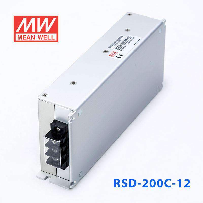 Mean Well RSD-200C-12 DC-DC Converter - 200.4W - 33.6~62.4V in 12V out 16.7A - PHOTO 1