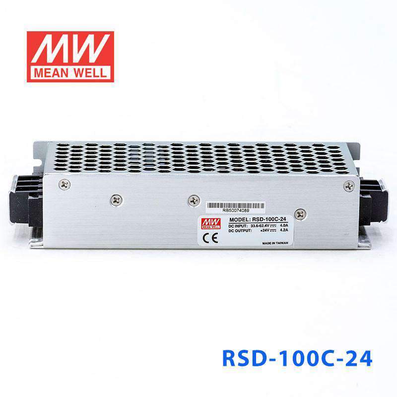 Mean Well RSD-100C-24 DC-DC Converter - 100.8W - 33.6~62.4V in 24V out 4.2A - PHOTO 2