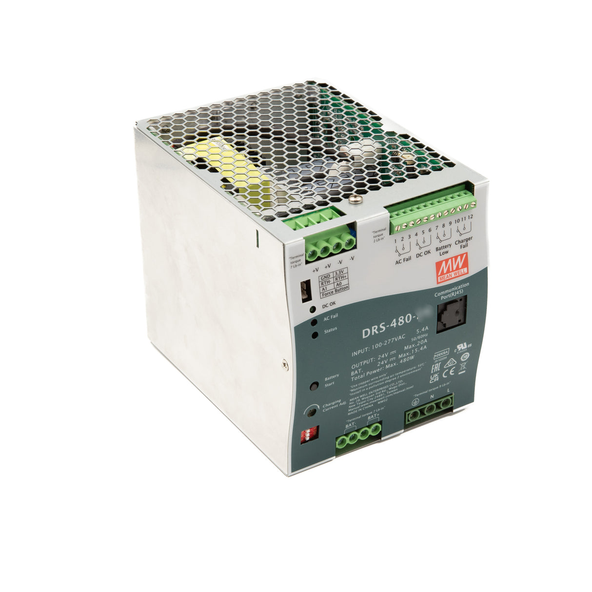 Mean Well DRS-480-36 All-In-One Intelligent Security Power 480W - PHOTO 1