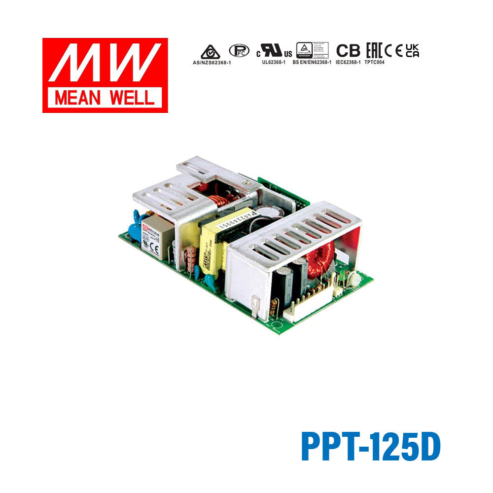 Mean Well PPT-125D Triple Output with PFC Function 125W