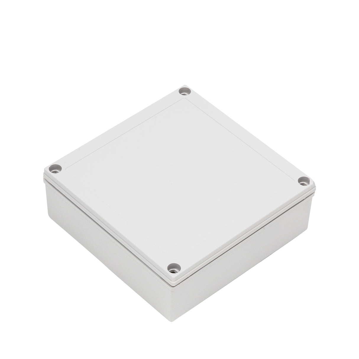 Boxco M-Series 7.09 x 7.09 x 2.36 Inches(180 x 180 x 60mm) Plastic Enclosure, IP67, IK08, ABS, Grey Cover, Screw Type - PHOTO 2