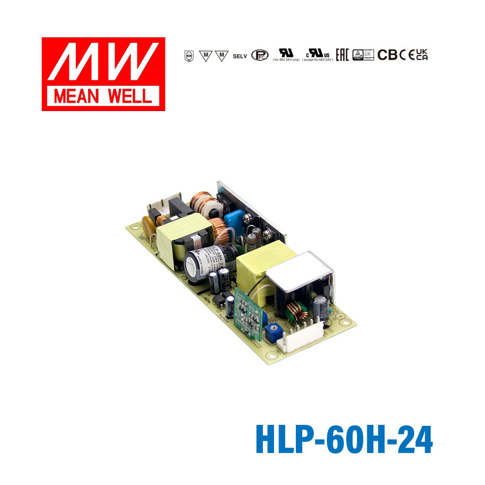 Mean Well HLP-60H-24 PCB Power Supply 60W 24V 2.5A