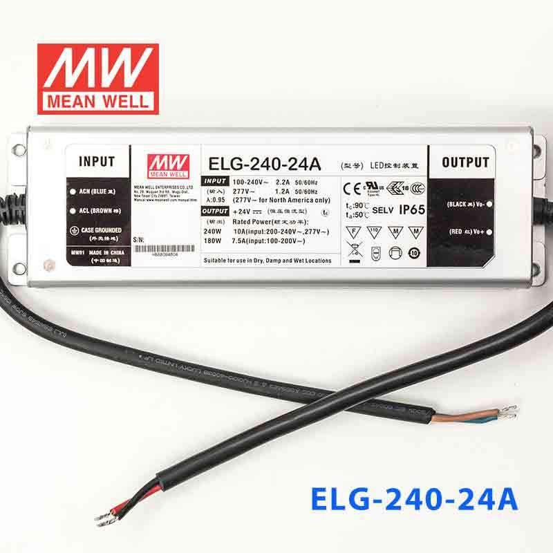 Mean Well ELG-240-24A Power Supply 240W 24V - Adjustable 10A