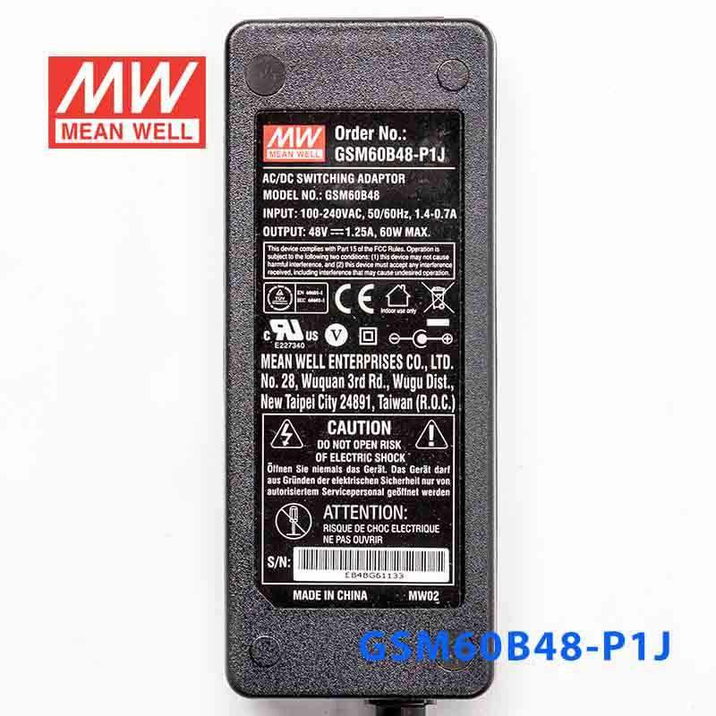 Mean Well GSM60B48-P1J Power Supply 60W 48V 1.25A - PHOTO 2