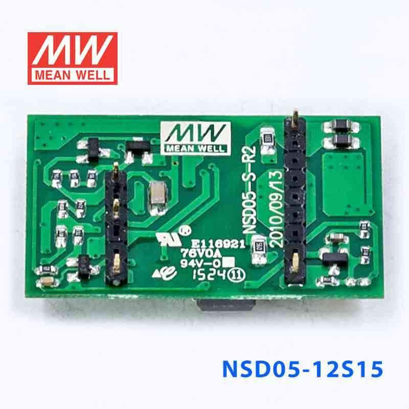 Mean Well NSD05-12S15 DC-DC Converter - 4.95W - 9.2~36V in 15V out 333mA - PHOTO 2