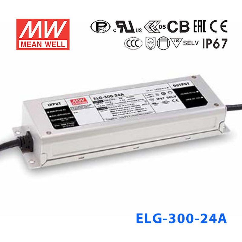Mean Well ELG-300-12A Power Supply 264W 12V - Adjustable 22A