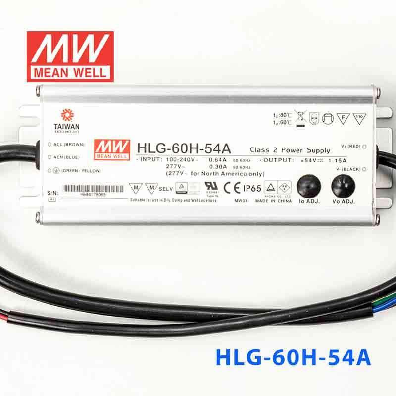 Mean Well HLG-60H-54A Power Supply 60W 54V - Adjustable 1.15A - PHOTO 2