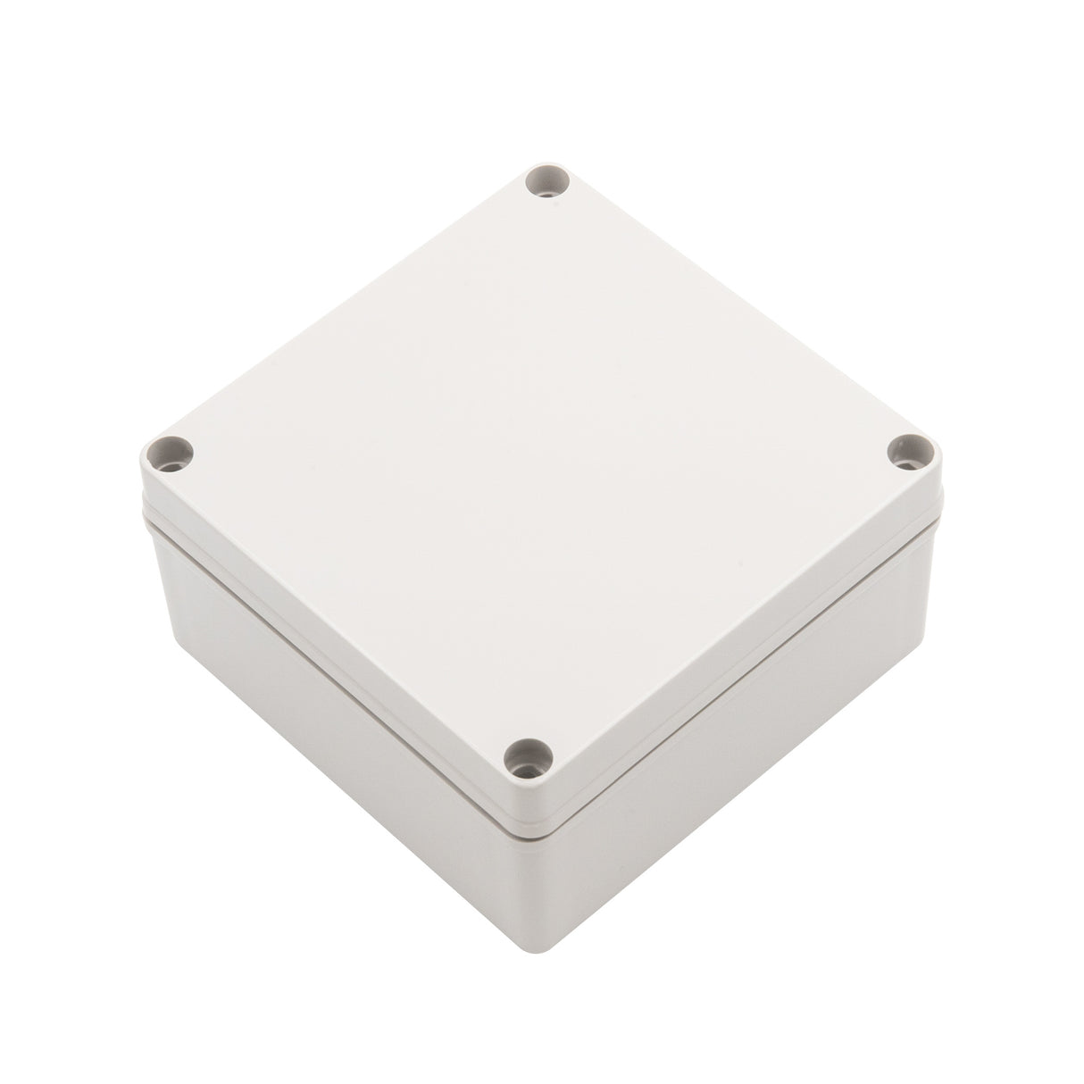 Boxco S-Series 5.91 x 5.91 x 2.95 Inches(150x150x75mm) Plastic Enclosure, IP67, IK08, ABS, Grey Cover, Screw Type - PHOTO 2