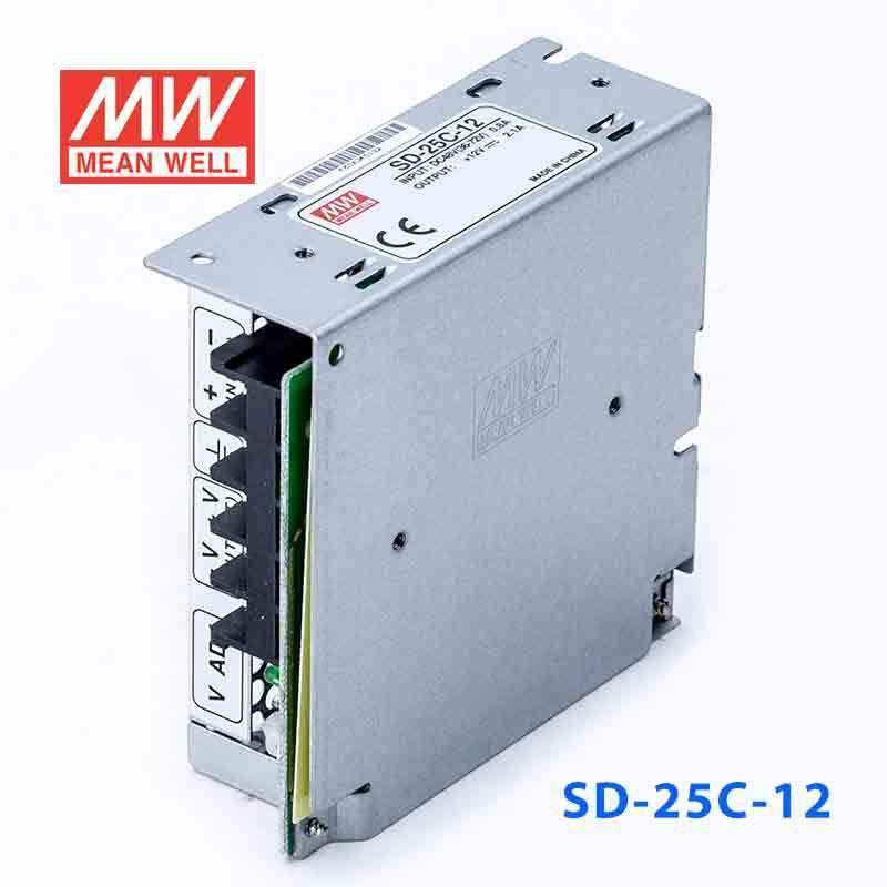 Mean Well SD-25C-12 DC-DC Converter - 25W - 36~72V in 12V out 2.1A - PHOTO 1