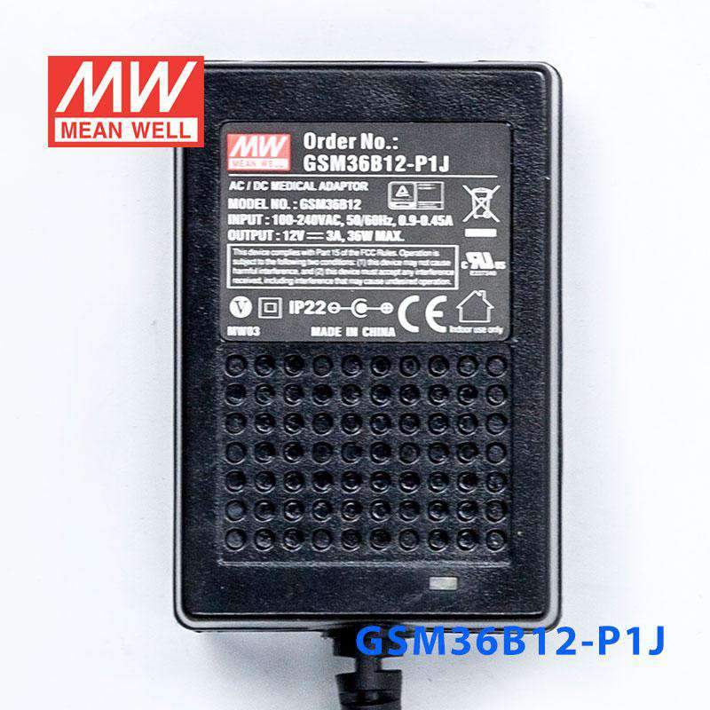 Mean Well GSM36B12-P1J Power Supply 36W 12V 3A - PHOTO 2