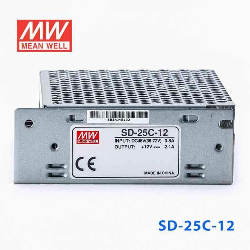 Mean Well SD-25C-12 DC-DC Converter - 25W - 36~72V in 12V out 2.1A - PHOTO 2