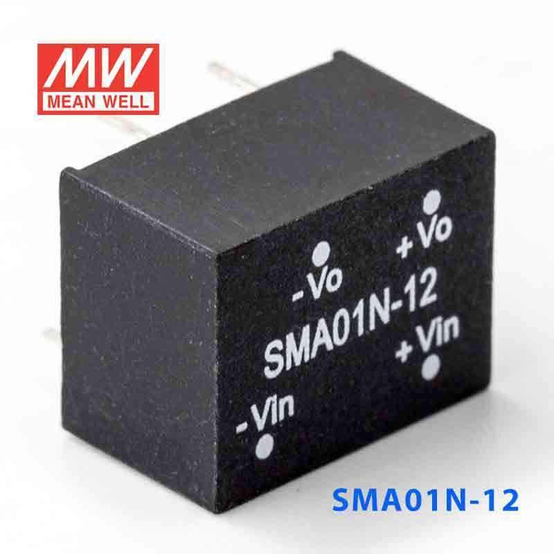 Mean Well SMA01N-12 DC-DC Converter - 1W - 21.6~26.4V in 12V out 84mA - PHOTO 3