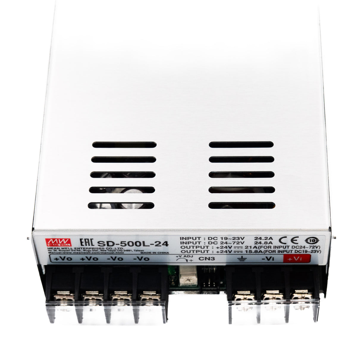 Mean Well SD-500L-24 DC-DC Converter - 500W - 19~72V in 24V out 21A - PHOTO 1