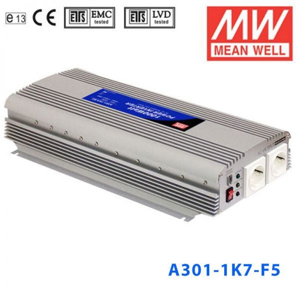 Mean Well A301-1K7-B2 Modified sine wave 1500W 110V - DC-AC Inverter