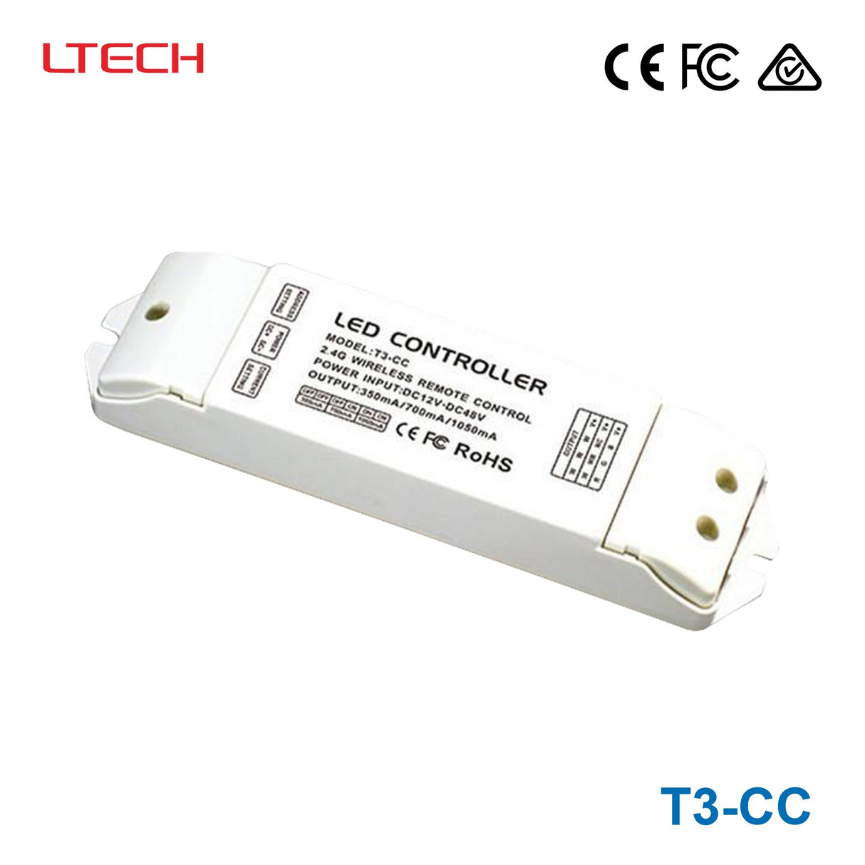 Ltech T3-CC Wireless RF Constant Voltage Controller - 3 Channel