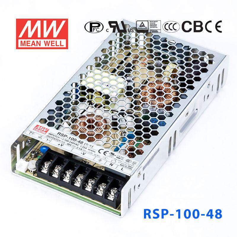 Mean Well RSP-100-48 Power Supply 100W 48V 2.1A