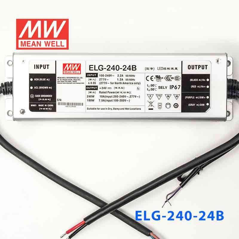Mean Well ELG-240-24B Power Supply 240W 24V - Dimmable 10A - PHOTO 2
