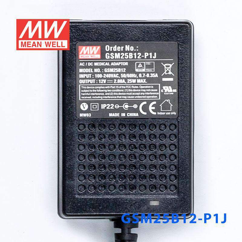 Mean Well GSM25B12-P1J Power Supply 25W 12V 2.08A - PHOTO 2