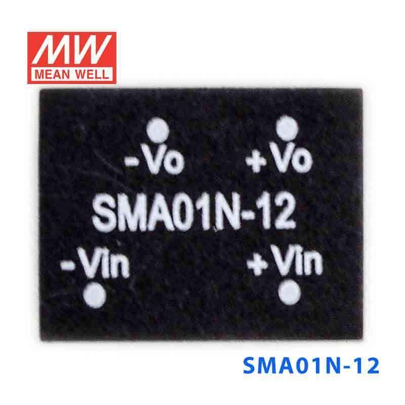 Mean Well SMA01N-12 DC-DC Converter - 1W - 21.6~26.4V in 12V out 84mA - PHOTO 2