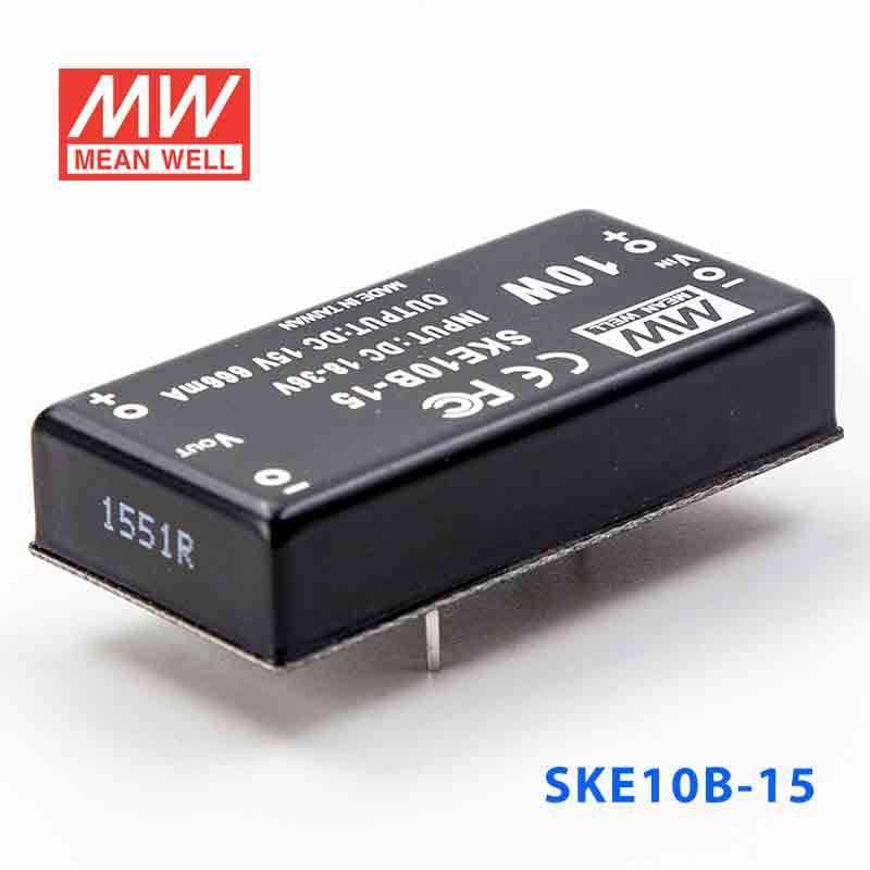 Mean Well SKE10B-15 DC-DC Converter - 10W - 18~36V in 15V out 666mA - PHOTO 1
