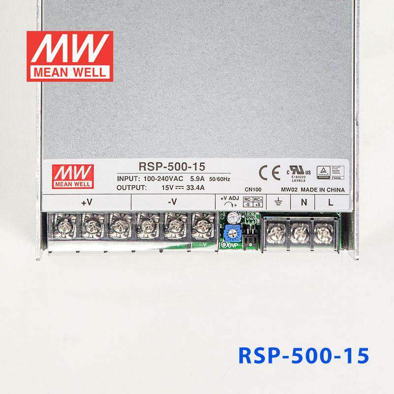 Mean Well RSP-500-15 Power Supply 500W 15V - PHOTO 2