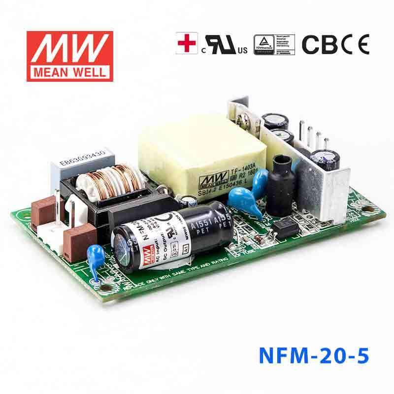 Mean Well NFM-20-5 Power Supply 20W 5V 4.4A