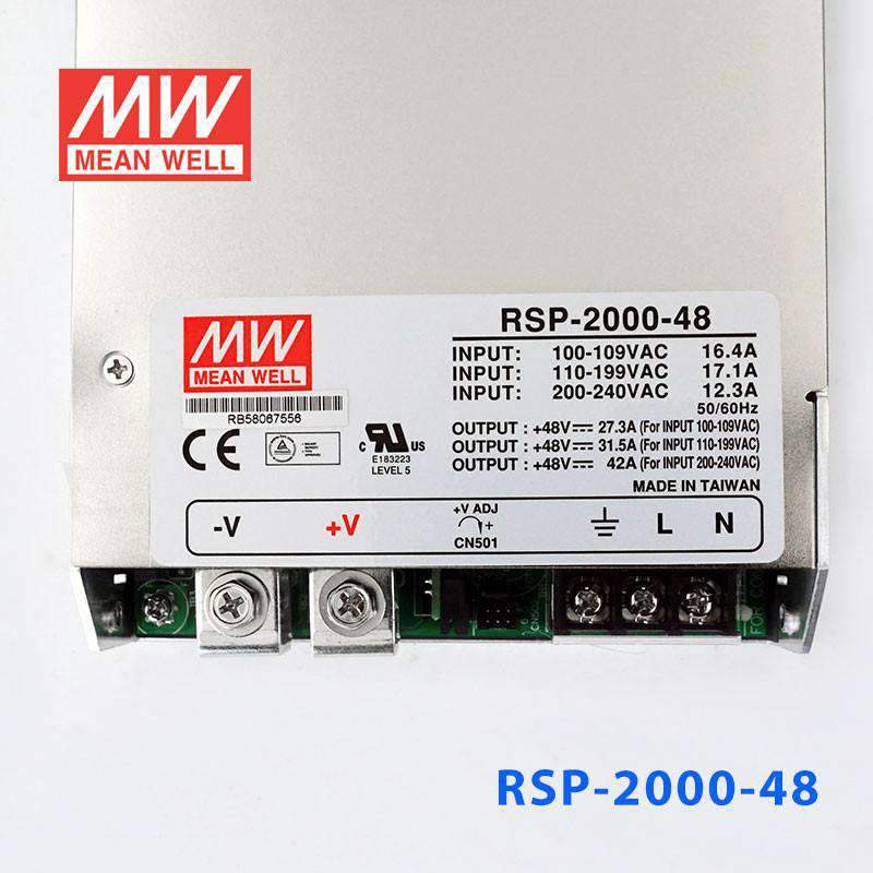 Mean Well RSP-2000-48 Power Supply 2016W 48V 42A - PHOTO 2