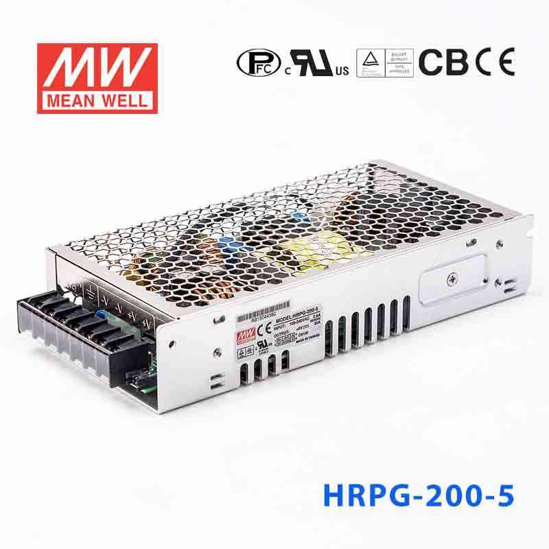 Mean Well HRPG-200-5 Power Supply 175W 5V 35A