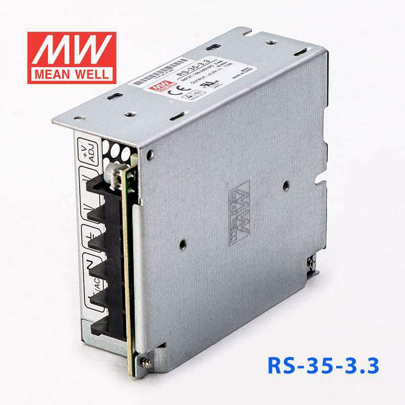 Mean Well RS-35-3.3 Power Supply 35W 3.3V 7A - PHOTO 1