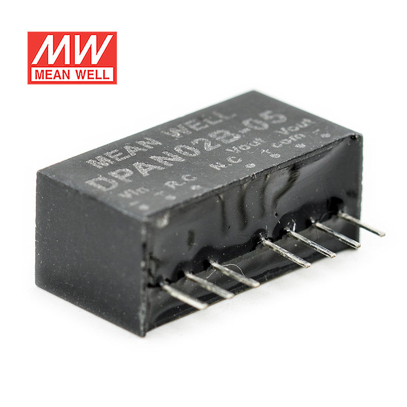 Mean Well DPAN02B-05 DC-DC Converter - 2W - 18~36V in ±5V out 200mA