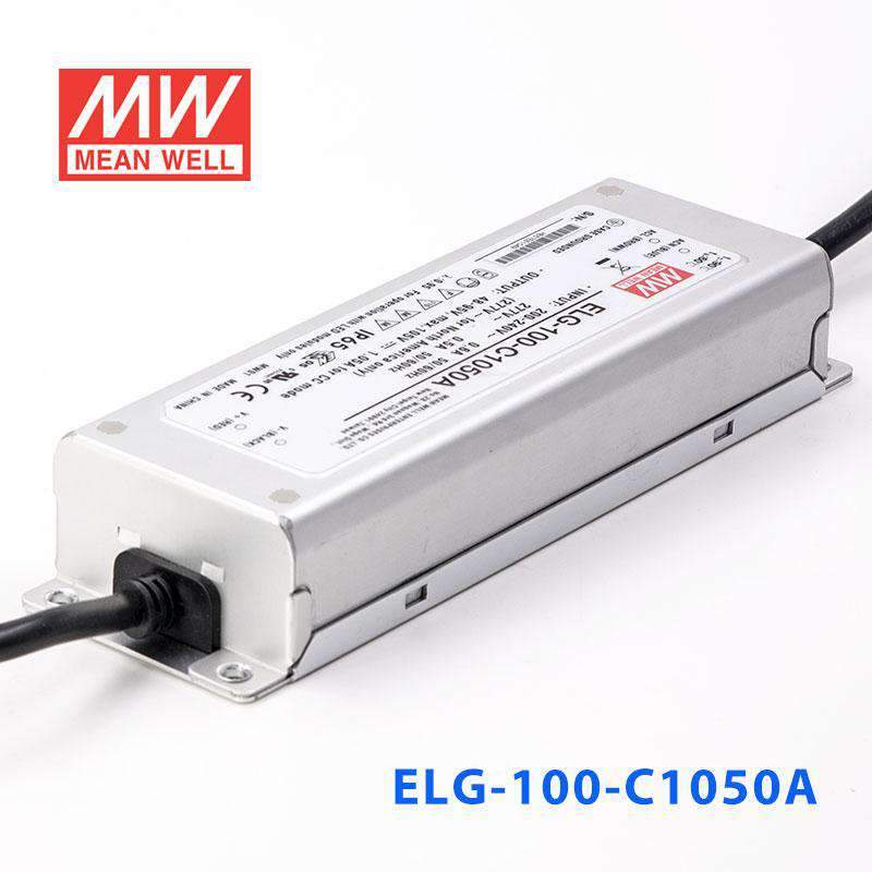 Mean Well ELG-100-C1050A Power Supply 100W 1050mA - Adjustable