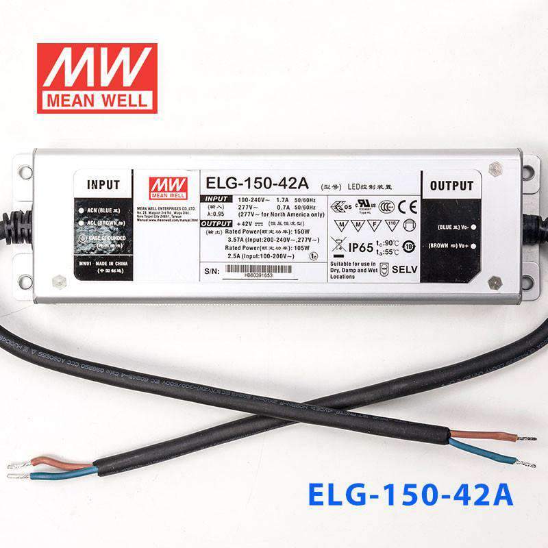 Mean Well ELG-150-42A Power Supply 150W 42V - Adjustable 3.57A
