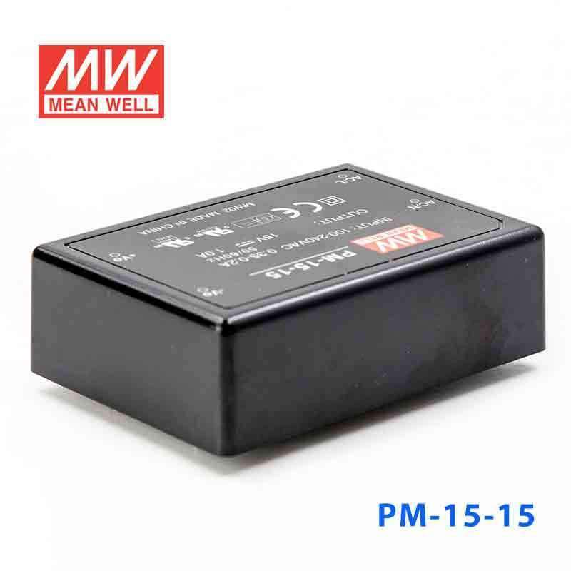 Mean Well PM-15-15 Power Supply 15W 15V 1A - PHOTO 1