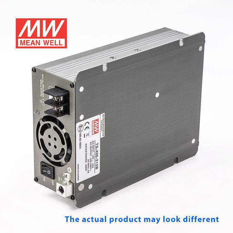 Mean Well TS-400-212C True Sine Wave 400W 230V 40A - DC-AC Power Inverter - PHOTO 1