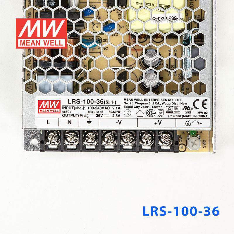Mean Well LRS-100-36 Power Supply 100W 36V 2.8A - PHOTO 2