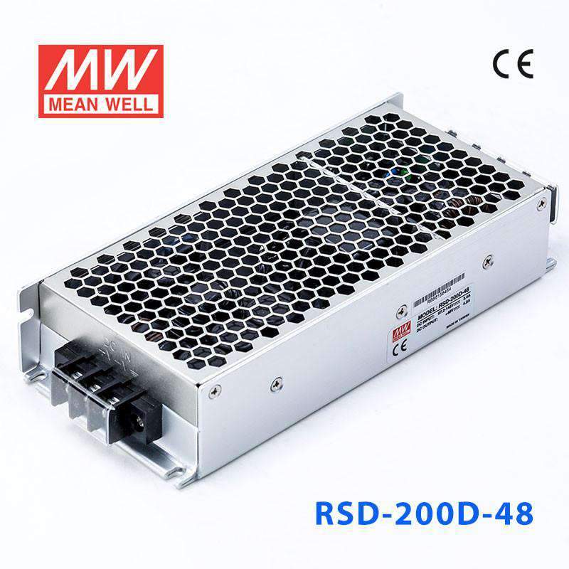 Mean Well RSD-200D-48 DC-DC Converter - 201.6W - 67.2~143V in 48V out 4.2A