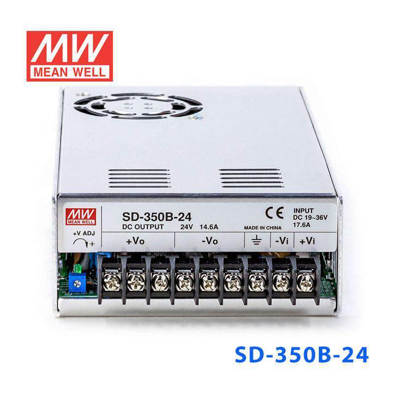 Mean Well SD-350B-24 DC-DC Converter - 350W - 19~36V in 24V out 14.6A - PHOTO 2